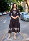 Yamini By Wooglee Rayon With Thread Work Pocket Kurti
